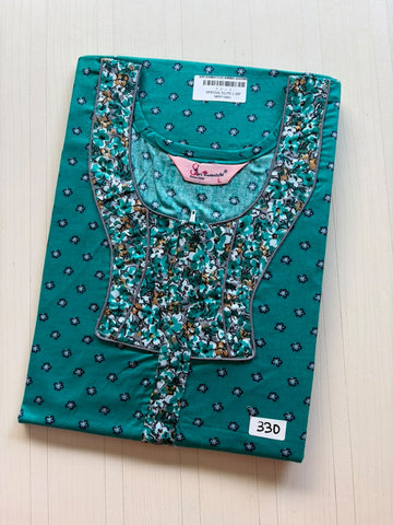 AASKZ 027 Peacock Zip Nighty BP DPS