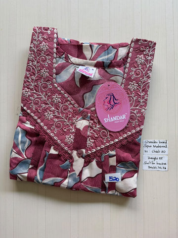 ASS 428 Shandar Spun nighty