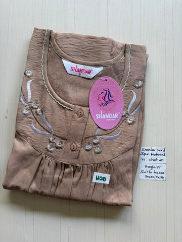 ASS 401 Shandar Spun nighty