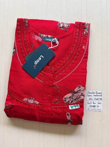 Dss 310 Shandar Spun nighty different sleeve