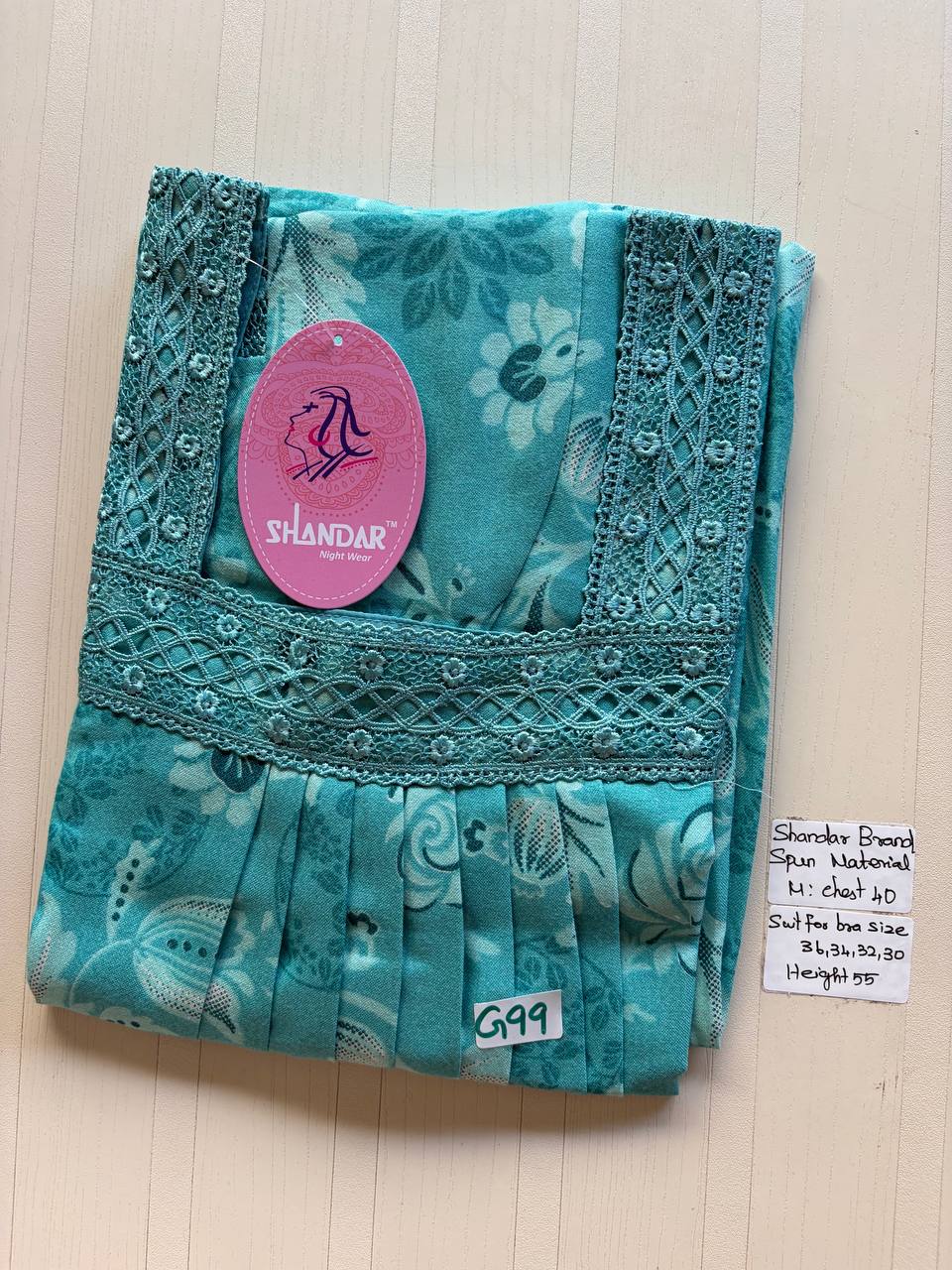 ASS 837 Shandar Spun nighty
