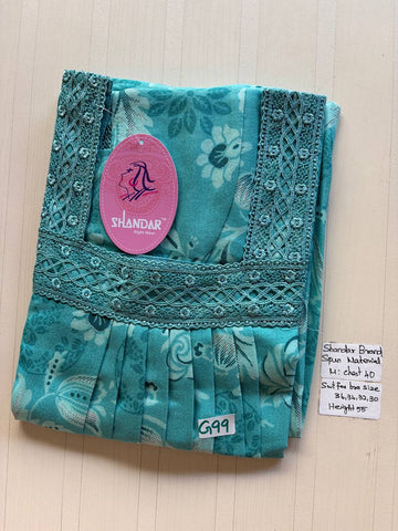 ASS 837 Shandar Spun nighty