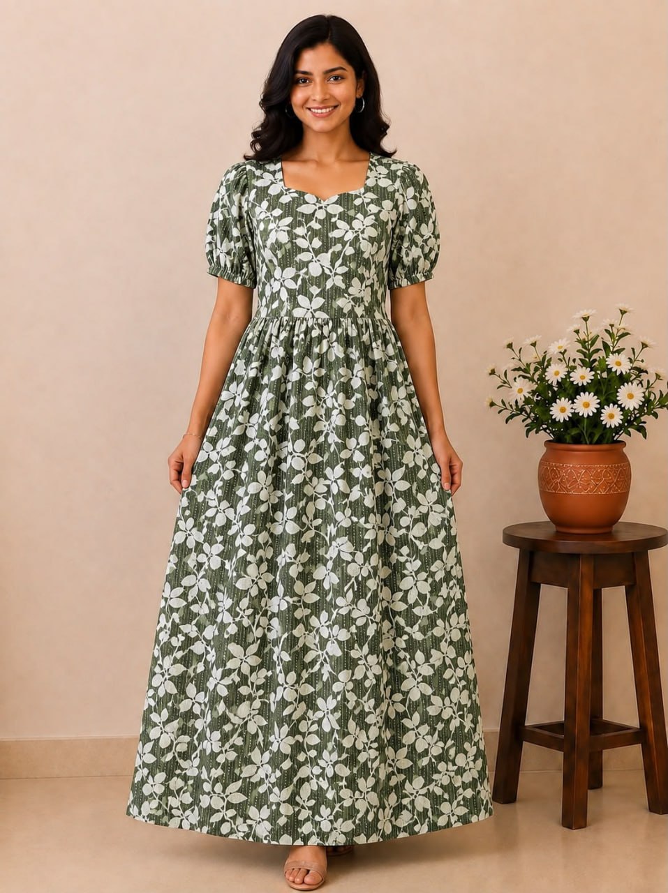 MFS216 Peacock Height maxi frock YY1 YY2