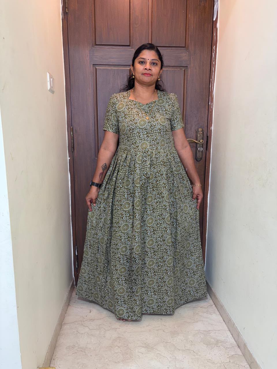 MFS 355 Peacock Height Maxi Frock YY1 YY2