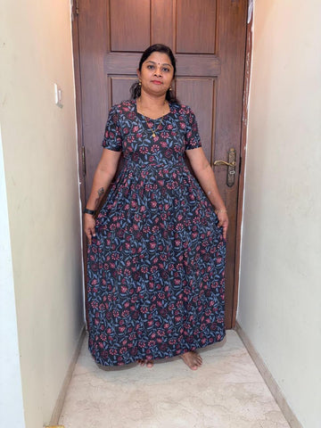 MFS 363 Peacock Height Maxi Frock YY1 YY2