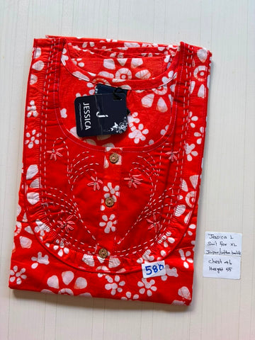 BJS 1076 Jessica VV AL Batik Nighty JC 550