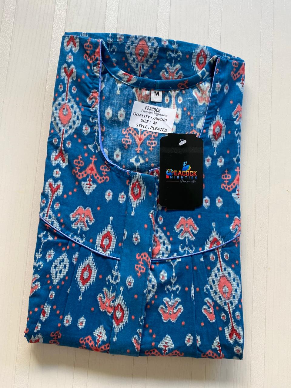 AASBP 126 Peacock Pleats Zip Nighty BP BPS APS BPS CPS DPS