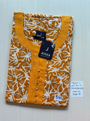 BJS 1062 Jessica VV AL Batik Nighty 550