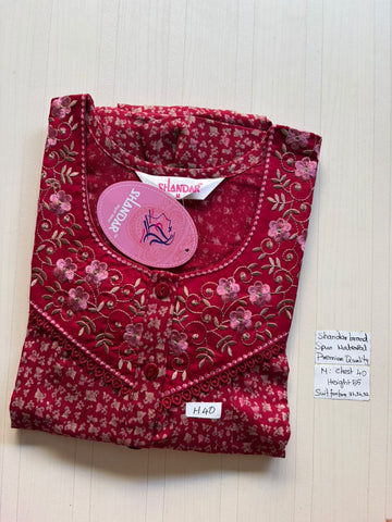 ASS 335 Shandar Spun nighty