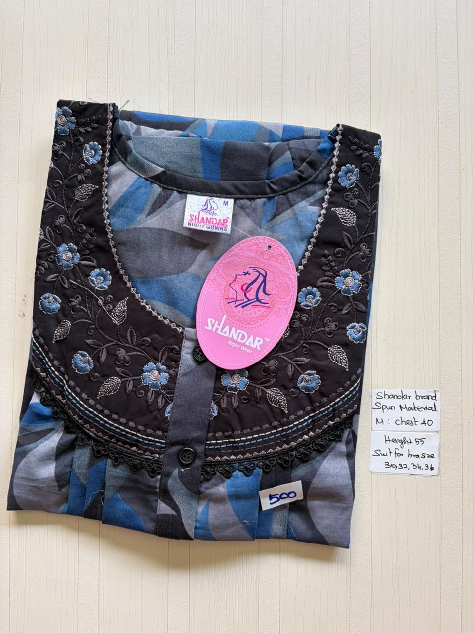 ASS 444 Shandar Spun nighty