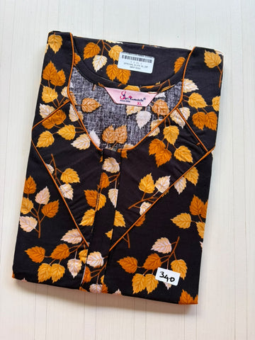 AASKZ 004 Peacock Zip Nighty BP DPS