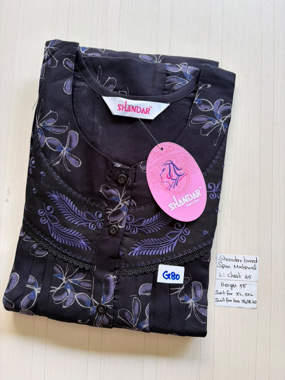 BSS 125 Shandar Spun nighty
