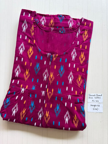 AASZ 297 Height Peacock Zip Nighty BP CPS