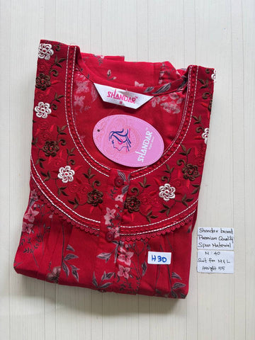 ASS092 Shandar Spun nighty