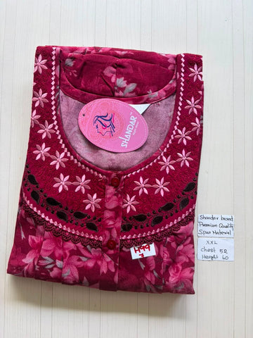DSS075 Height Shandar Spun Nighty