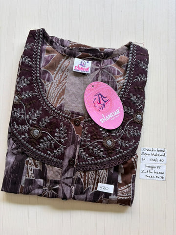 ASS 437 Shandar Spun nighty
