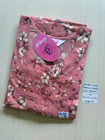 BS213 Shandar Spun nighty