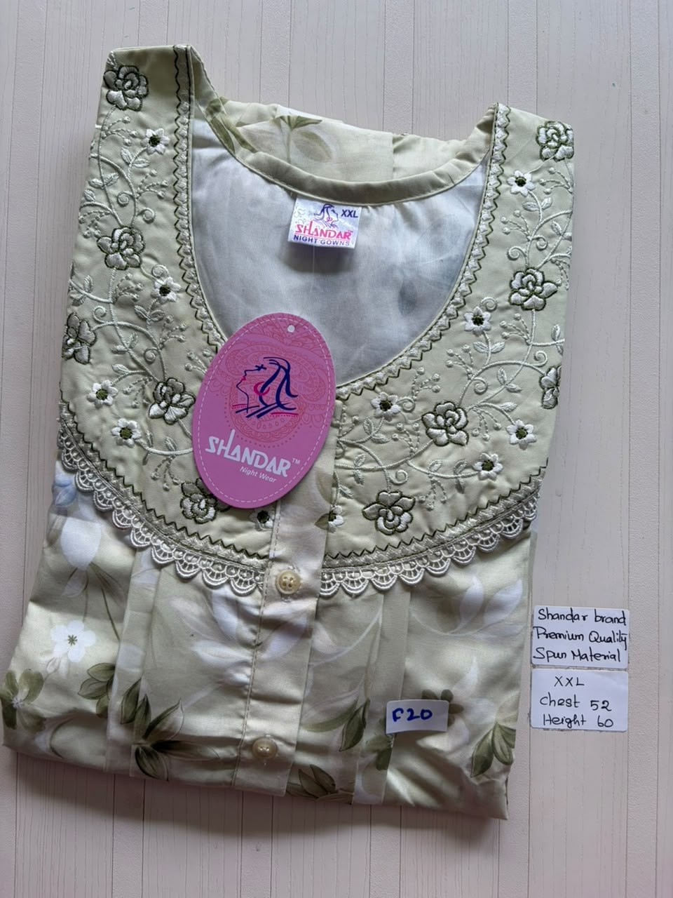 DSS183 Height Shandar Spun Nighty