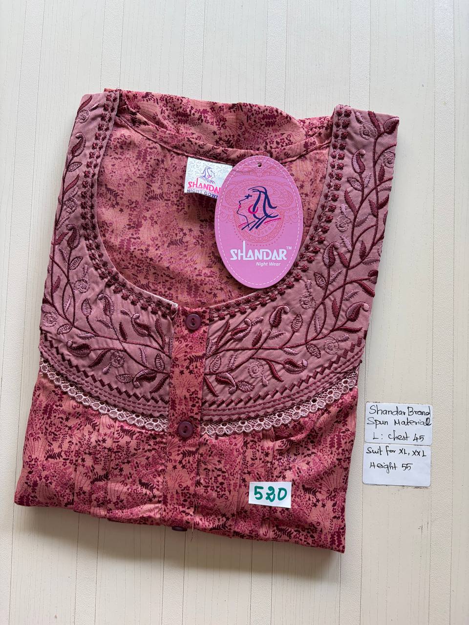 bss 404 Shandar Spun nighty