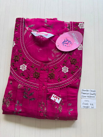 DSS079 Height Shandar Spun Nighty