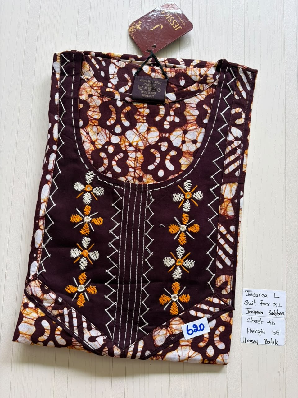 BJS 945 Jessica VV Batik Nighty
