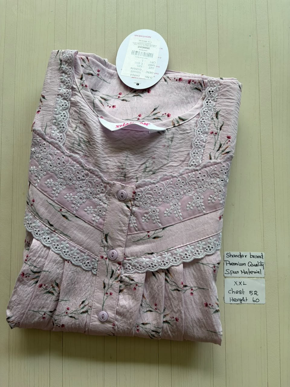 DSS168 Height Shandar Spun Nighty