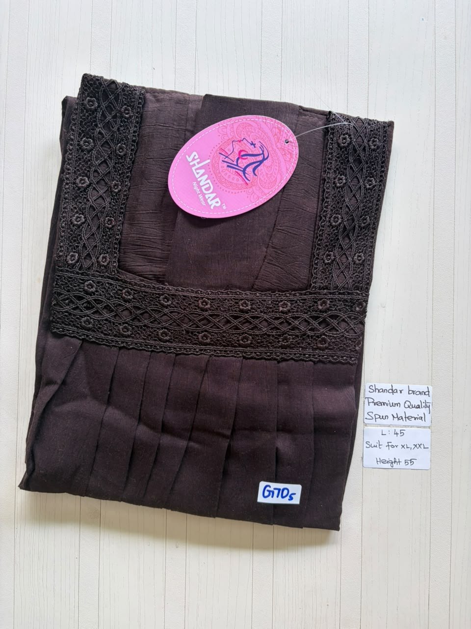 BS238 Shandar Spun nighty
