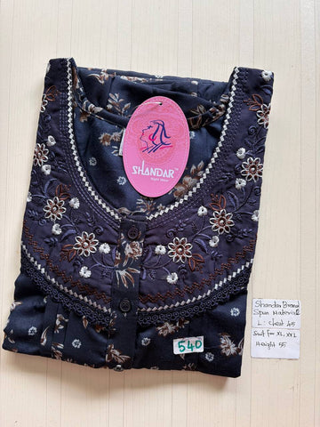 bss 379 Shandar Spun nighty
