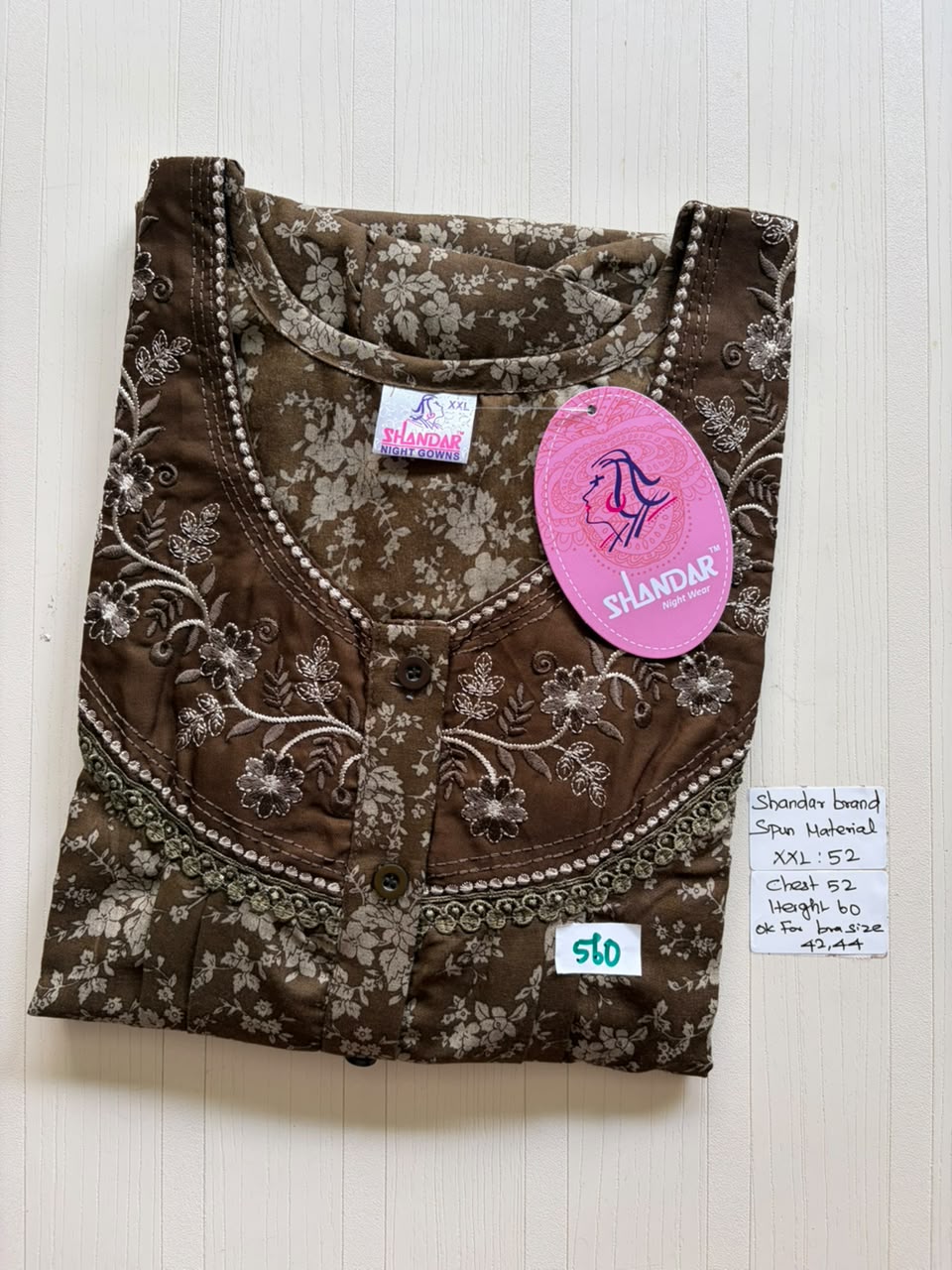 DSS 188 Height Shandar Spun nighty