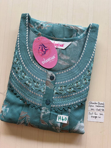 Dss 364 Shandar Spun nighty