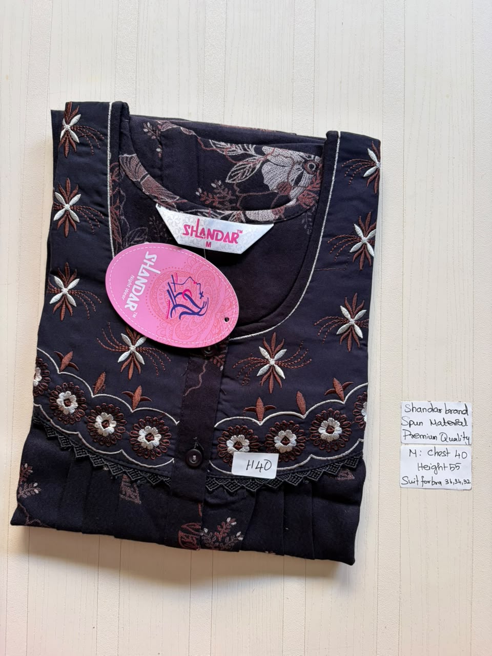 ASS 338 Shandar Spun nighty
