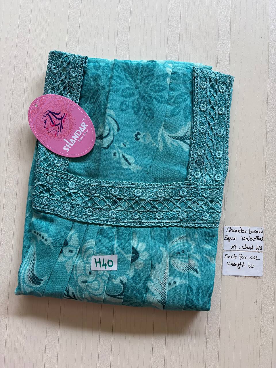 css 622 Shandar Spun nighty