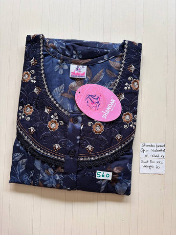 css 581 Shandar light Spun nighty