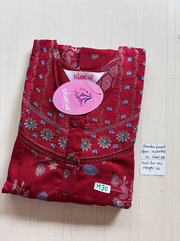 css 646 Shandar Spun nighty