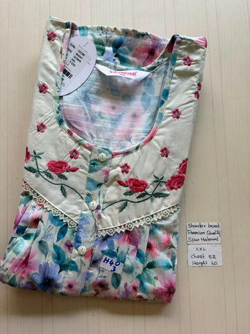 DSS158 Height Shandar Spun Nighty
