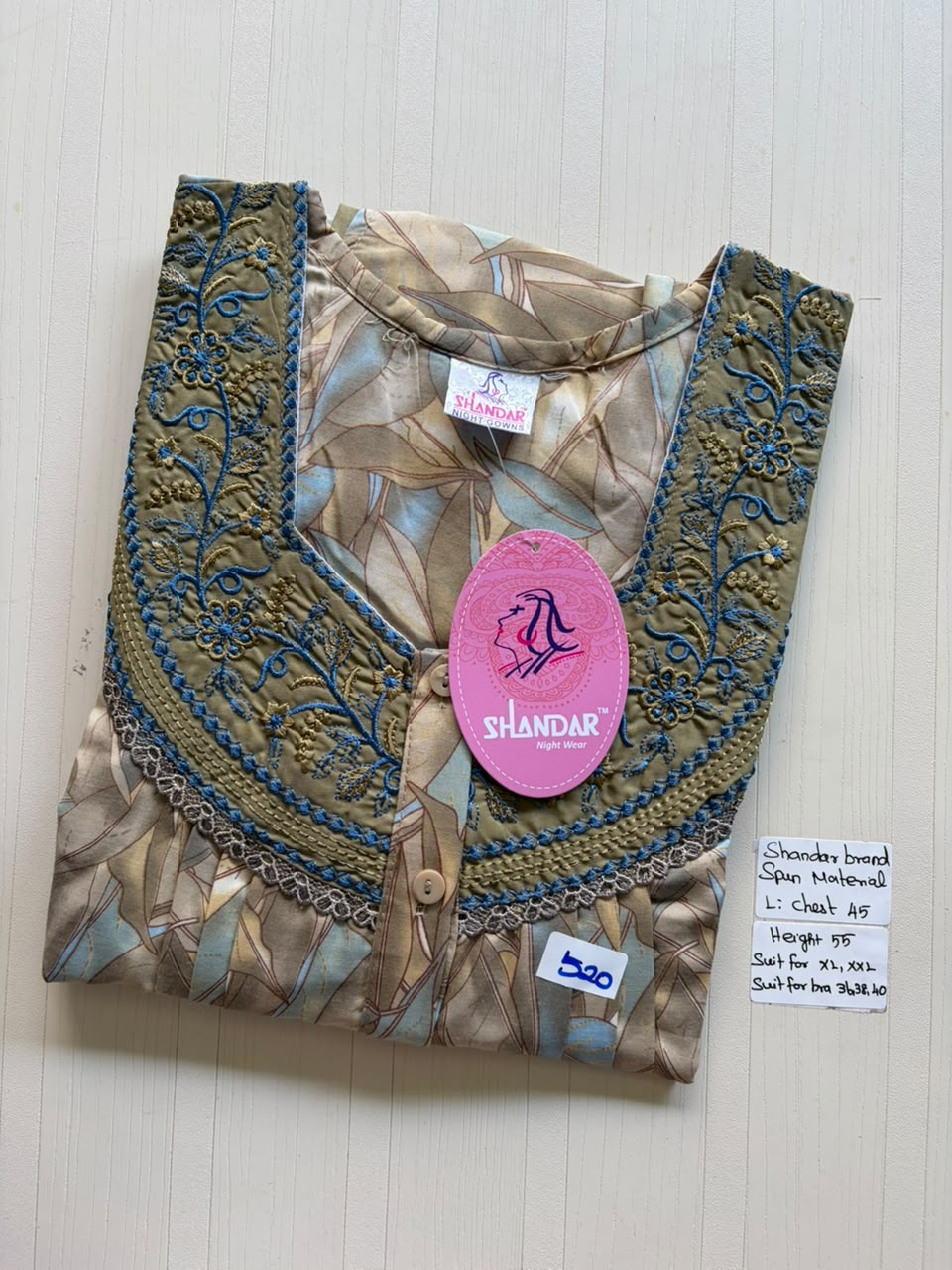 BSS 164 Shandar Spun nighty