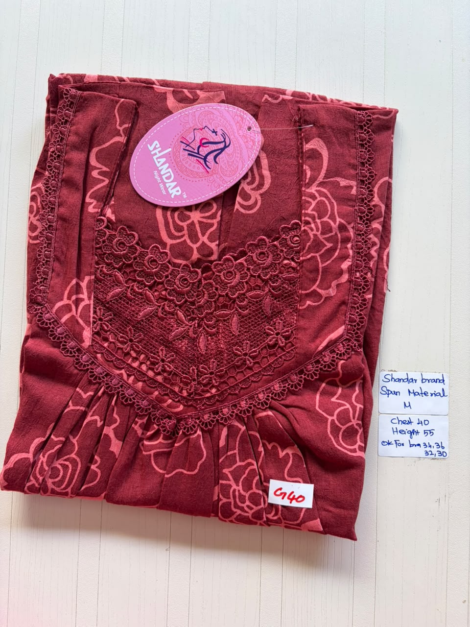ASS 513 Shandar Spun nighty