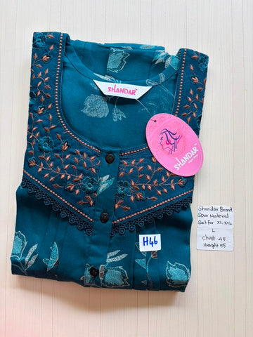 BSS 587 Shandar Spun nighty