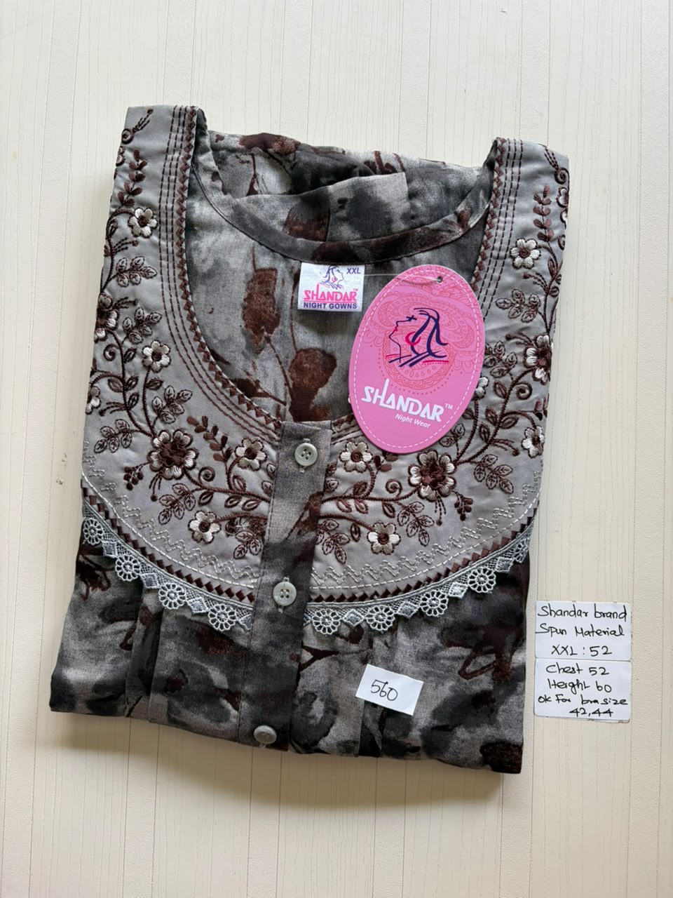 DSS 204 Height Shandar Spun nighty