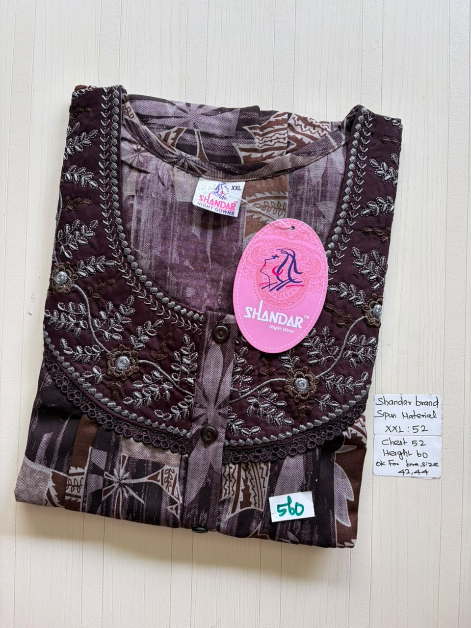 DSS 192 Height Shandar Spun nighty