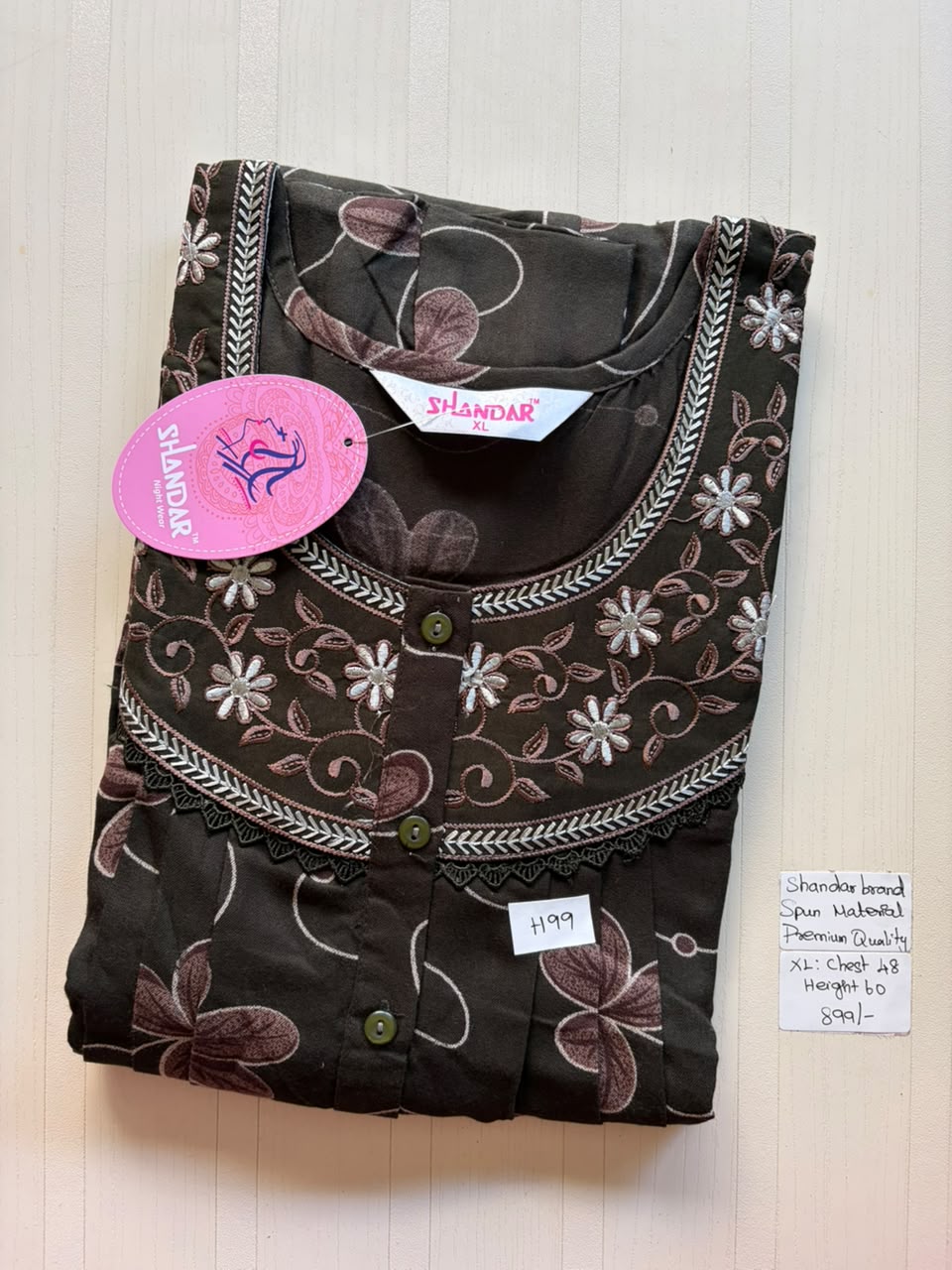 CSS 431 Height Shandar Spun nighty
