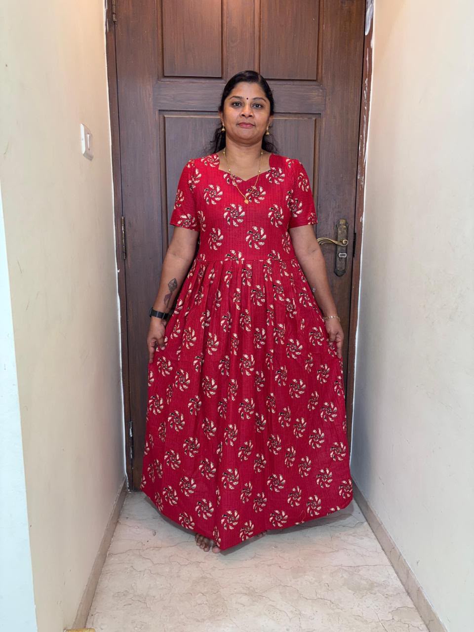 MFS 352 Peacock Height Maxi Frock YY1 YY2