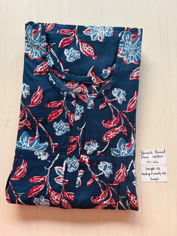 AASBP 482 Peacock Pleats Zip Nighty BP BPS CPS DPS
