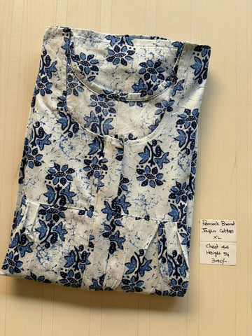 AASBP 370 Peacock Pleats Zip Nighty BP CPS