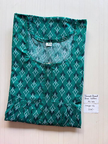 AASBP 285 Peacock Pleats Zip Nighty BP CPS