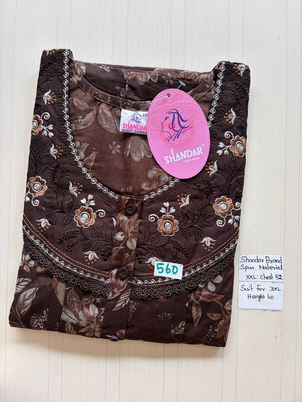 Dss 328 Shandar Spun nighty