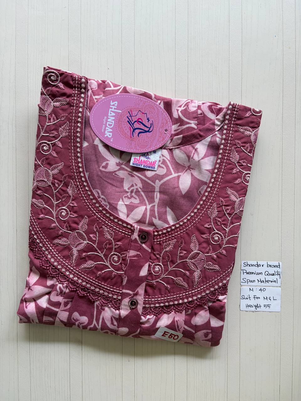 ASS200 Shandar Spun nighty