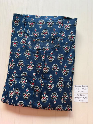 AASBP 513 Peacock Pleats Zip Nighty BP CPS