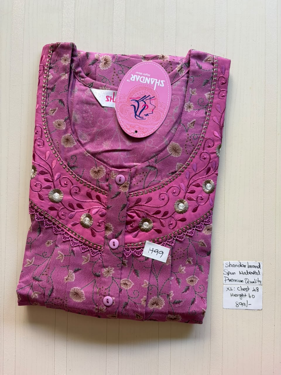 CSS 428 Height Shandar Spun nighty