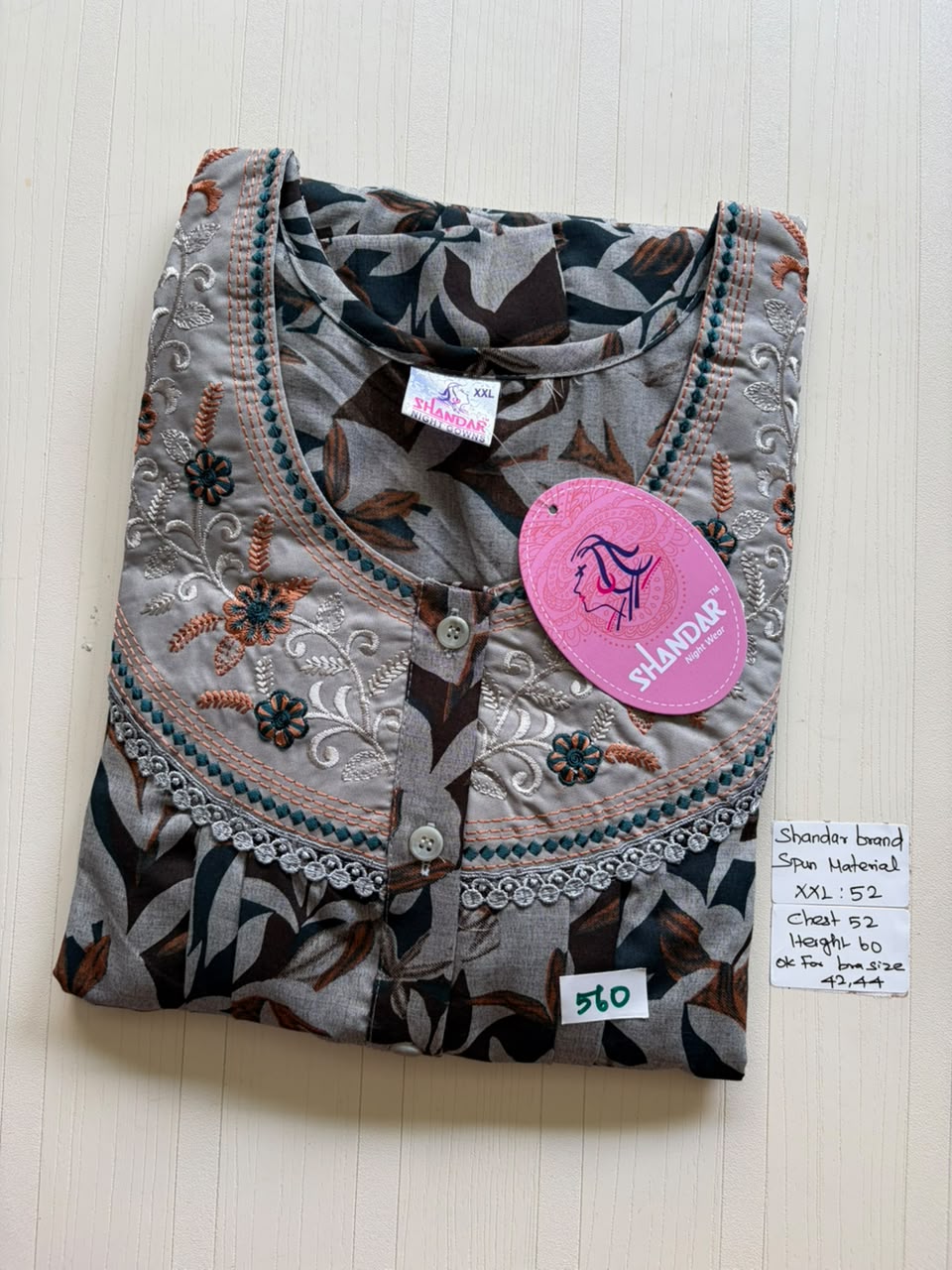 DSS 198 Height Shandar Spun nighty